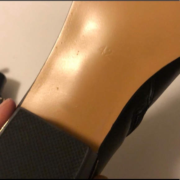 Black Leather Boots Stud Design - Picture 6 of 7